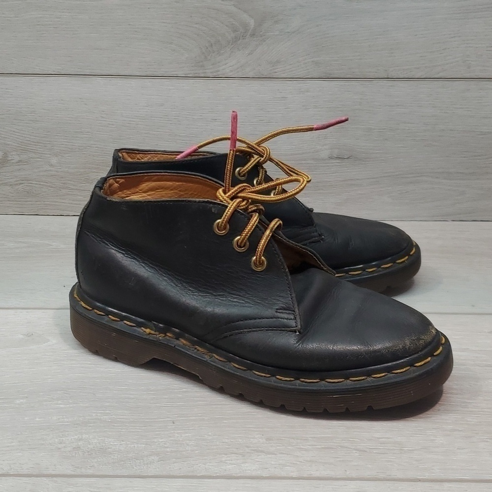 Vintage Dr.Martens 6184 Womens Y2K Leather Chunky Platform boots shoes sz UK4